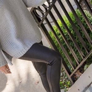 NWT: Faux Leather Legging